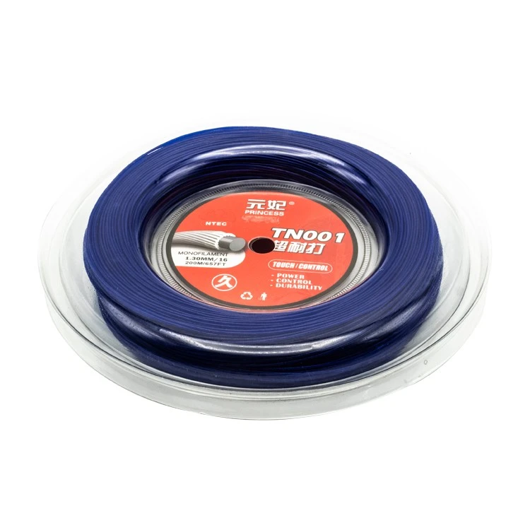 High-Spin Threaded Polyester Durable Stiff Tennis String 1.25mm 1.30mm suppliers