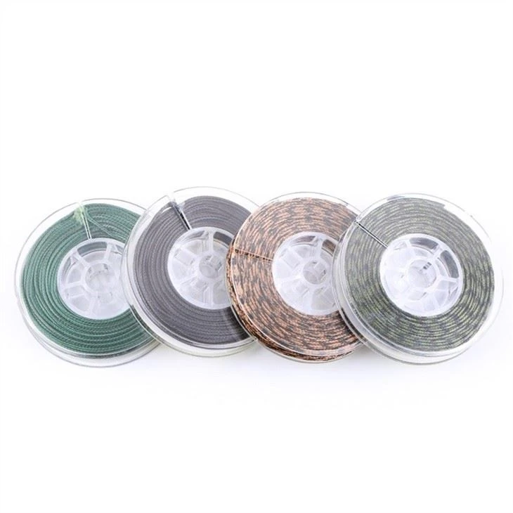 10m Carp Fishing Line Leadcore 35 45 55LB Camo Green Lead Core Carp Rig Line Braided Plummet Tackle