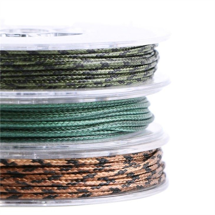 10m Carp Fishing Line Leadcore 35 45 55LB Camo Green Lead Core Carp Rig Line Braided Plummet Tackle